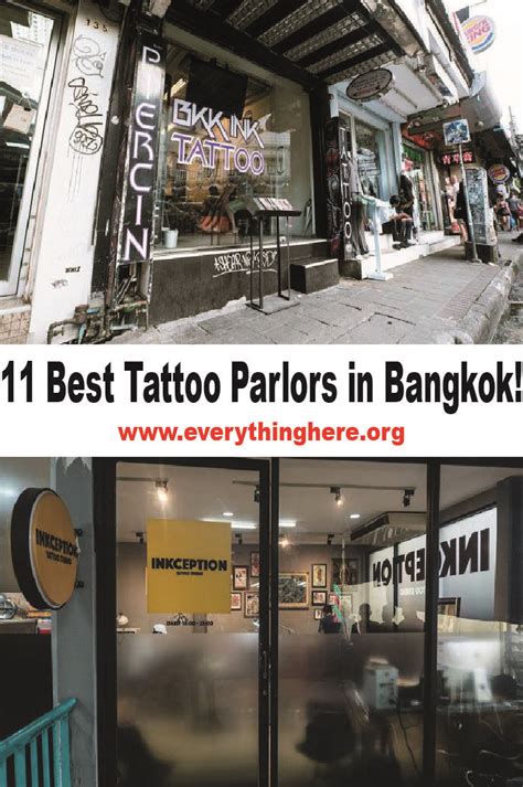 The Best Tattoo Parlours in Bangkok .